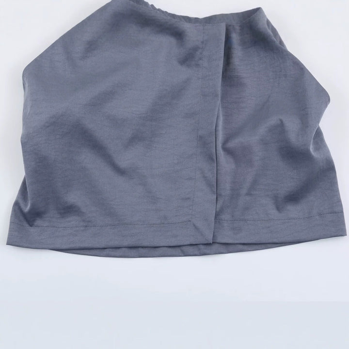 Dam Kimono Wrap Jacka med Waist Belt, Wide Ärmar och Asymmetrisk Patch Fickor