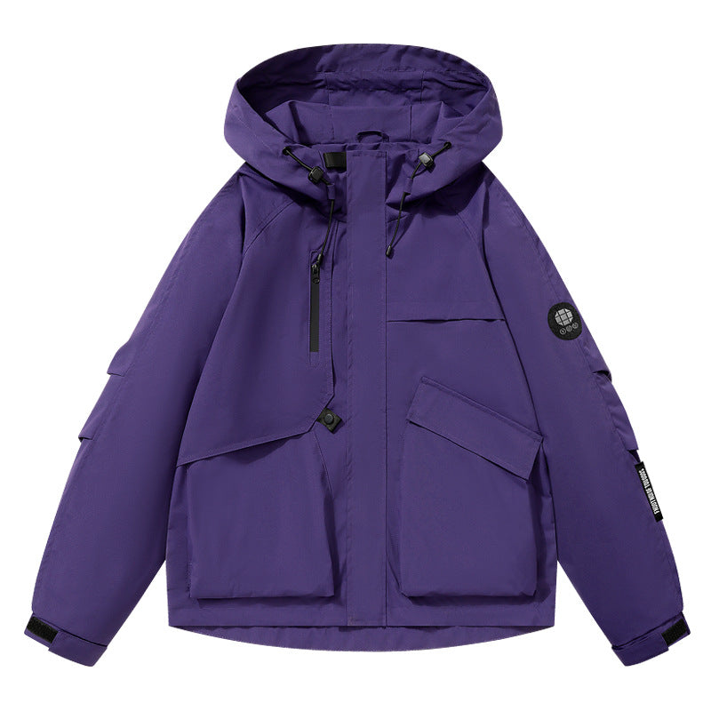 Dam Utility softshelljacka med huva, vattenavvisande Membrane och Multifunction fickor