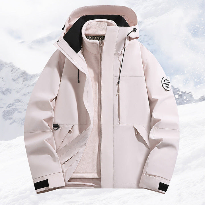 Dam Technical Ski och vinterjacka med Removable inner jacka och Welded Seams