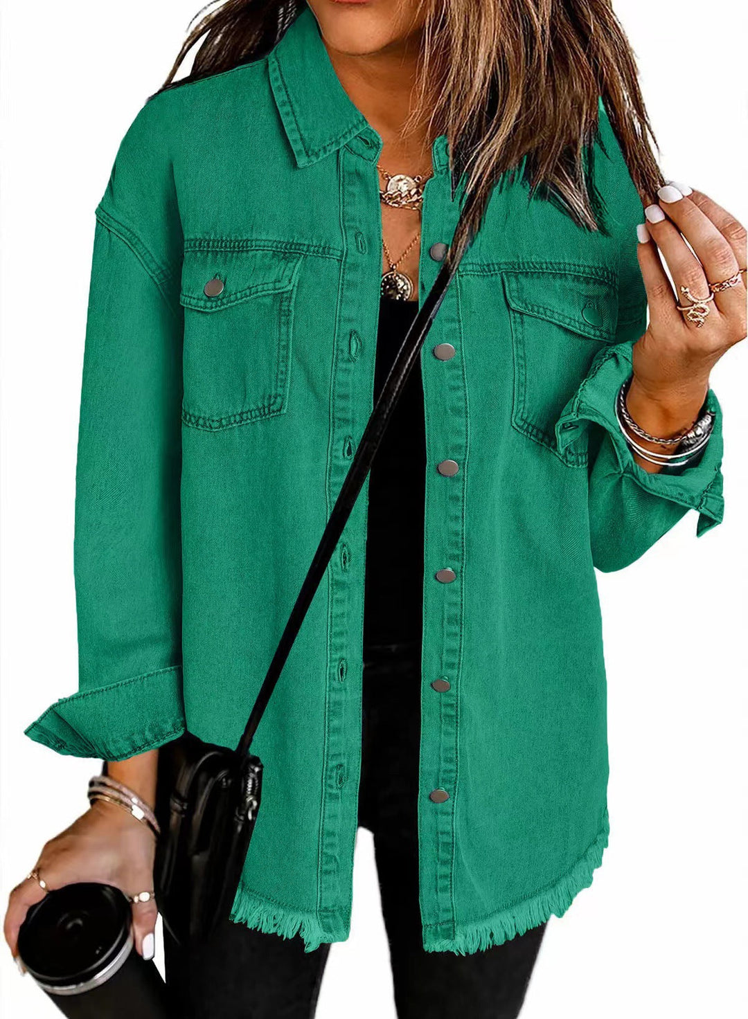 Denim Skjorta Jacka