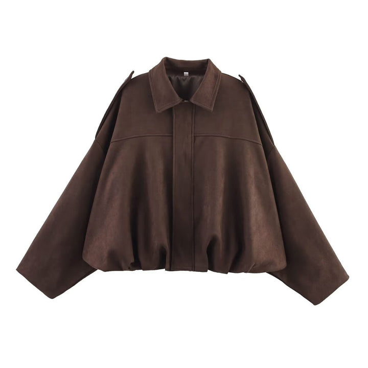 Dam Streetstyle Oversize Skjortjacka