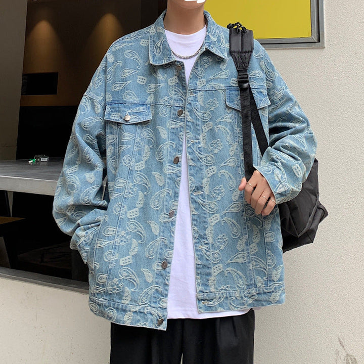 Herr Ledig Pullover Jacka med Unique Mönster