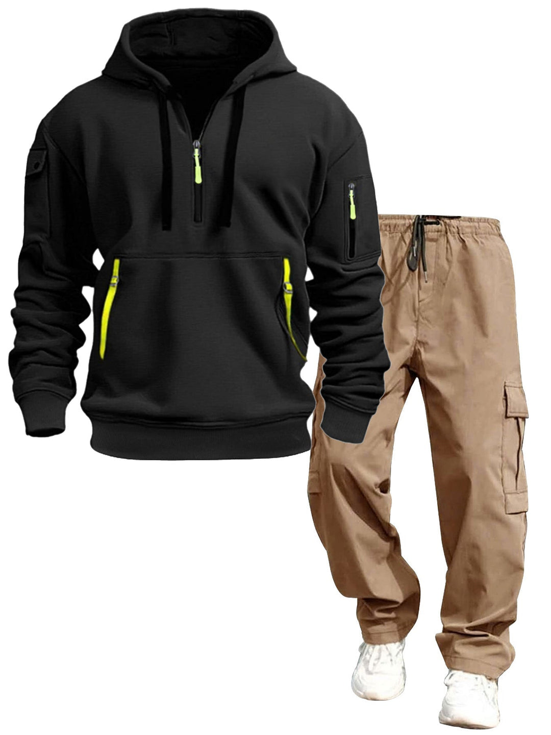 Herr Ledig Luvtröja och Jogging Byxor