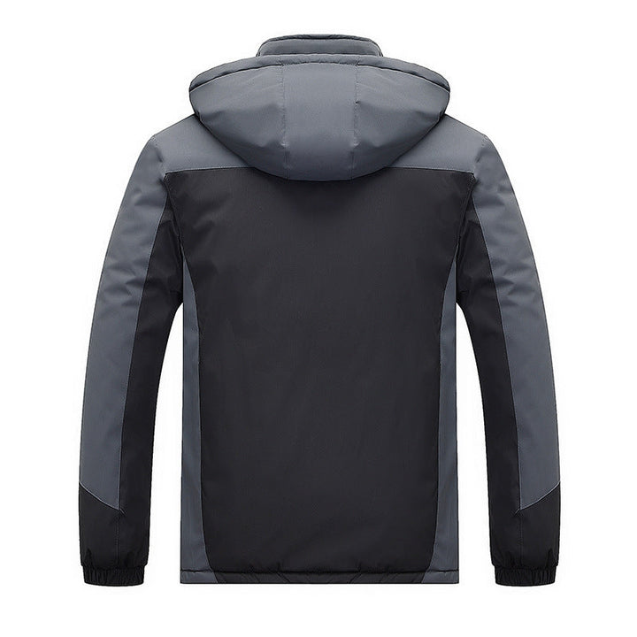 Herr Technical Utomhus Parka med Teddy Fleece Interior Foder, Welded Yttre Skal och Multifunction Fickor