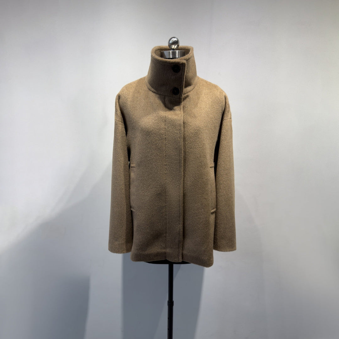 Dam bekväm fleece oversized jacka