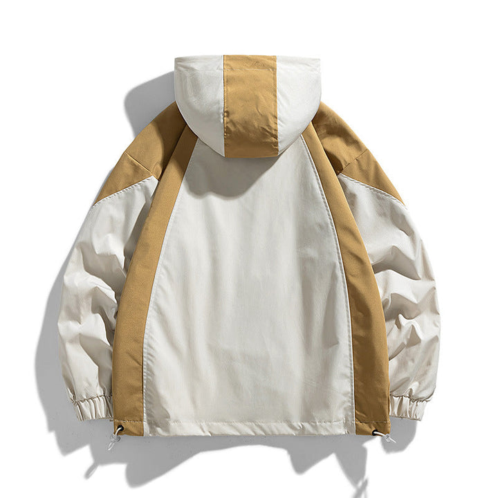 Herr Sportig Luvtröja Jacka med Quiltad Outer Layer