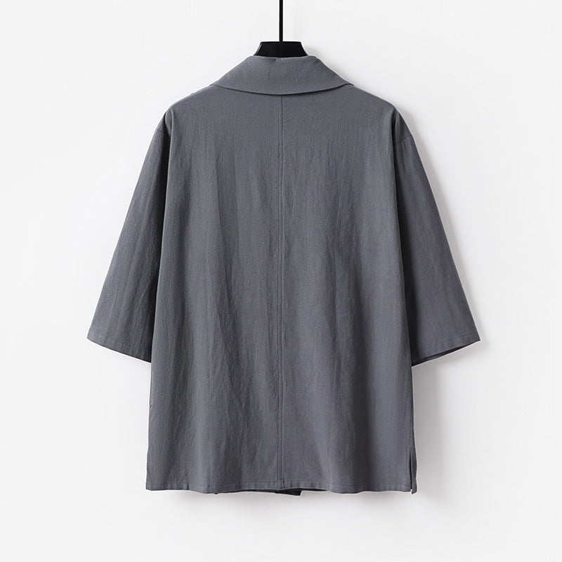 Dam oversize Kimono blazer med shawl krage