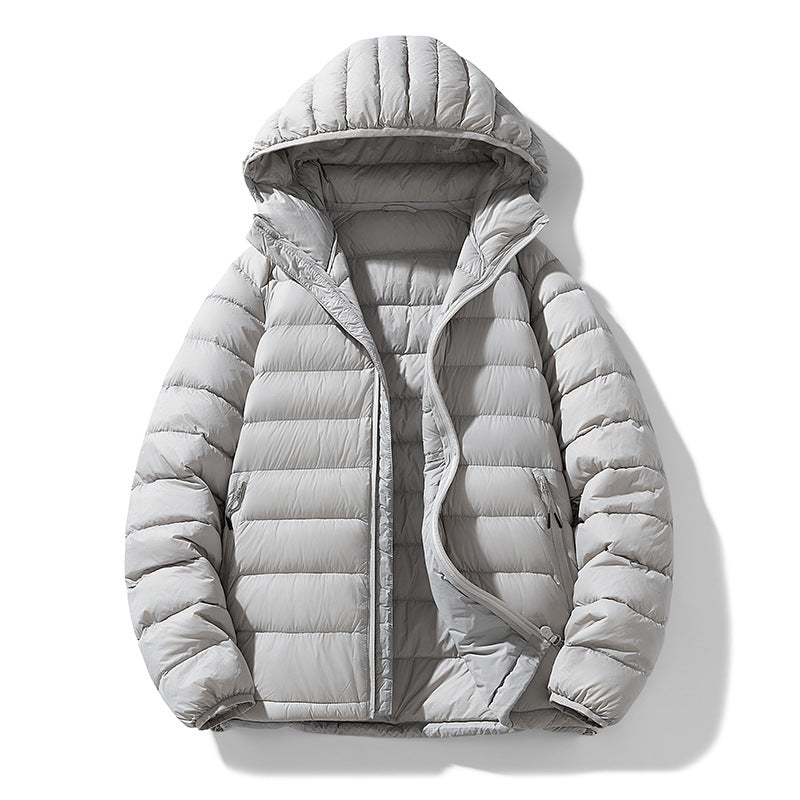 Dam Lätt Gesteppte Kapuzen‑steppjacke med Thermoisolierung