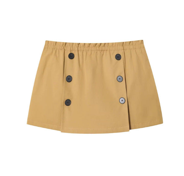 Dam 10+ Tailored Kort Fältjacka med Tie Belt och Shoulder Patches
