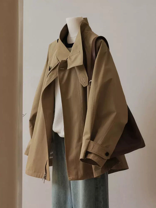 Dam avslappnad oversize Utility jacka