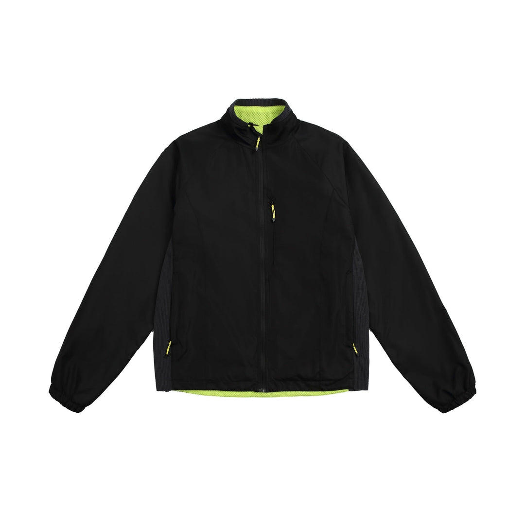 Unisex Lätt Ståkrage Softshell Jacka med Fleece Inner Side och Fickor med Dragkedja