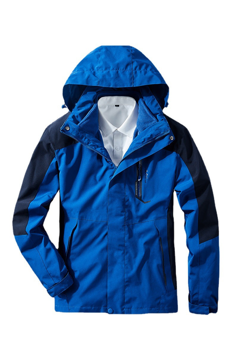 Dam lätt vattentät urban softshell jacka med huva och reflective detaljer