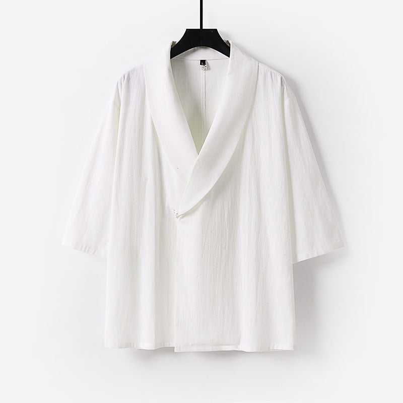 Dam oversize Kimono blazer med shawl krage