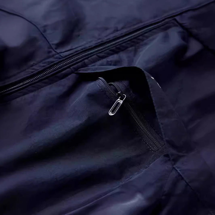 Herr Ultralight Utomhus Utility Väst med Mesh Foder, Vindskyddande Krage och Dragsko