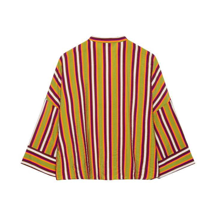 Dam oversize Kimono jacka med dekorativ Cord Closings och Three-Quarter ärmar
