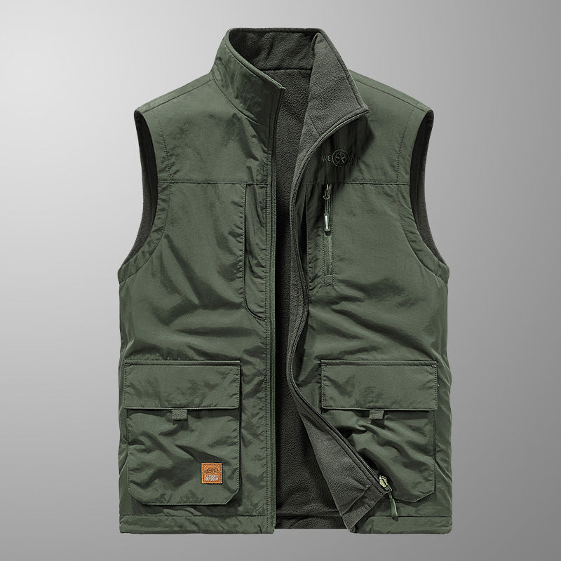 Herr Multifunktionell Fleece Väst