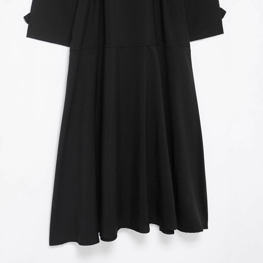 Dam Maxi trench med figure-flattering knytband och double knappslå