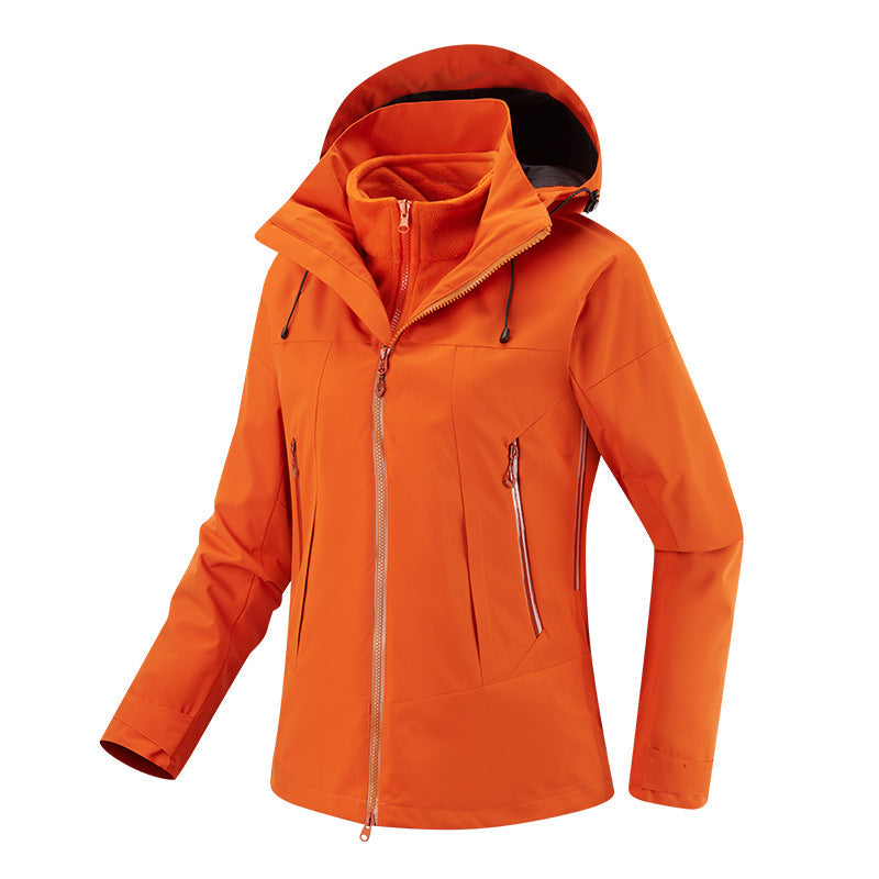 Dam Multi-komfort softshell jacka med avtagbar fleece foder och justerbar huva