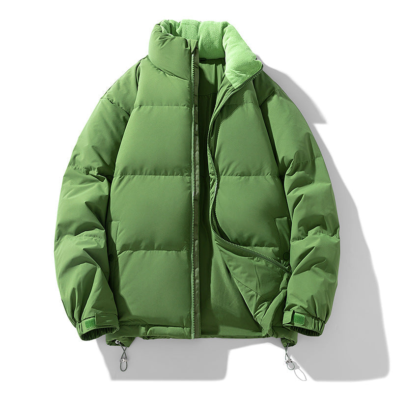Dam Wattierte Steppjacke med Hohem Krage och Teddyfutter