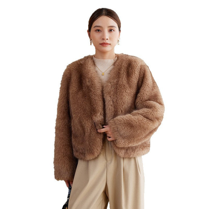 Dam Eleganter Pälsjacka