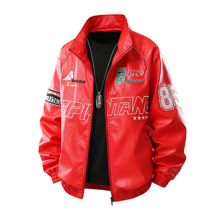 Herr Mode Sportjacka med Quiltad Detaljer