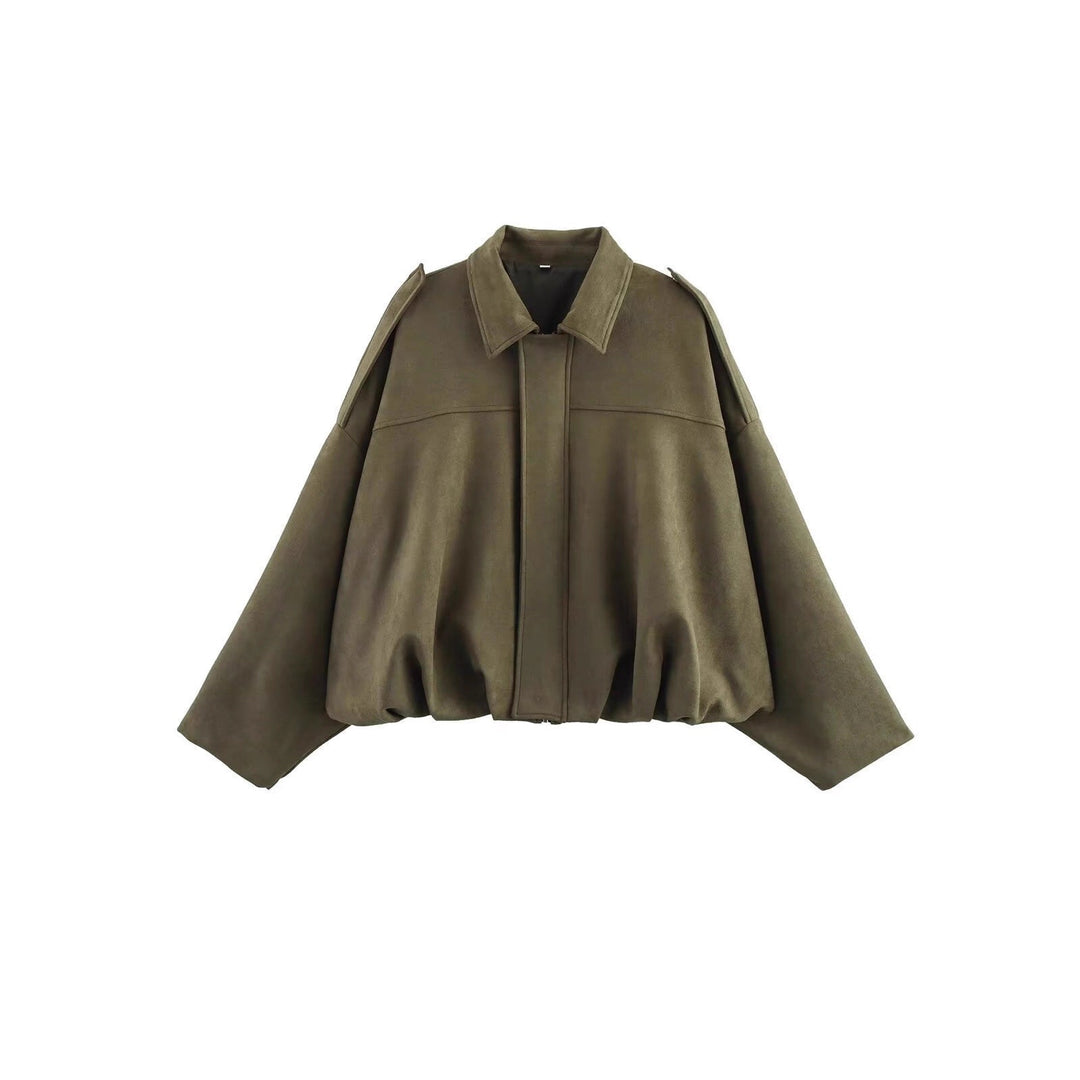 Dam Streetstyle Oversize Skjortjacka