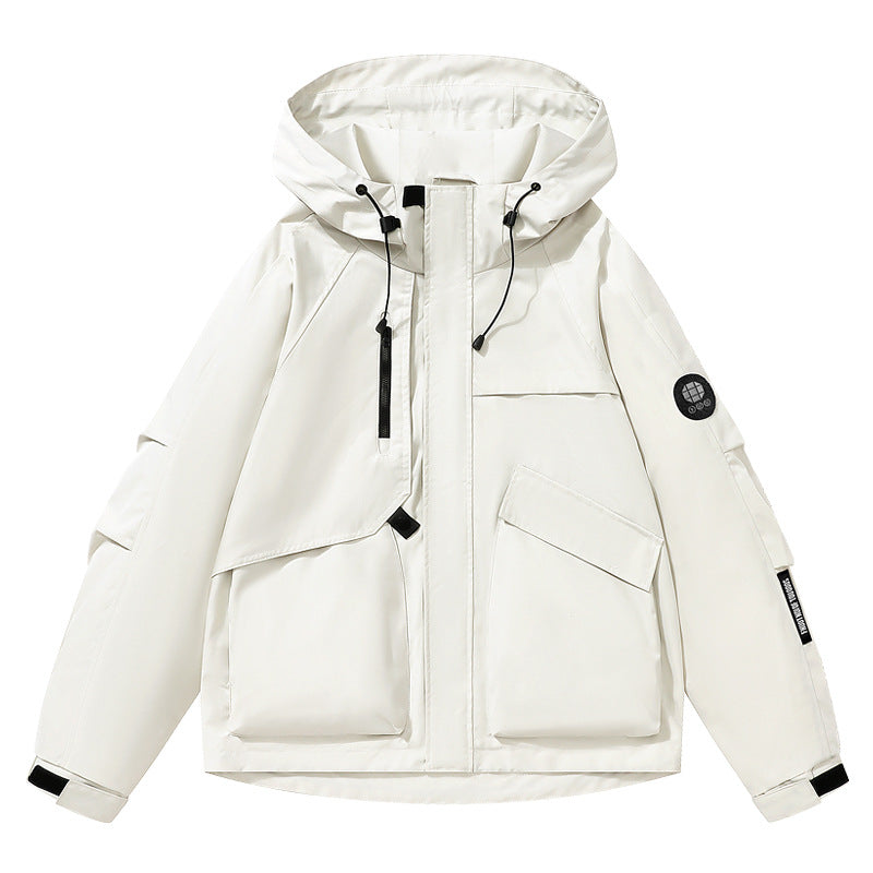 Dam Utility softshelljacka med huva, vattenavvisande Membrane och Multifunction fickor