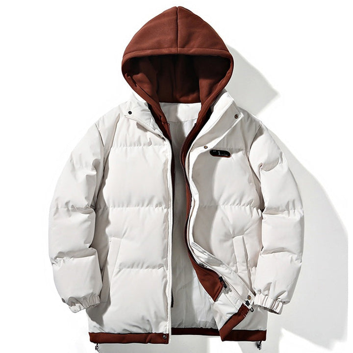 Dam Vadderad Oversize Vadderad Jacka med Huva, Drawstring &amp; Elastic Muddar