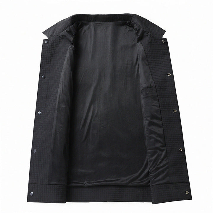 Herr Lätt Technical Coach Jacka med Ripstop Structure, Snap Knappar, och Utanpåfickor