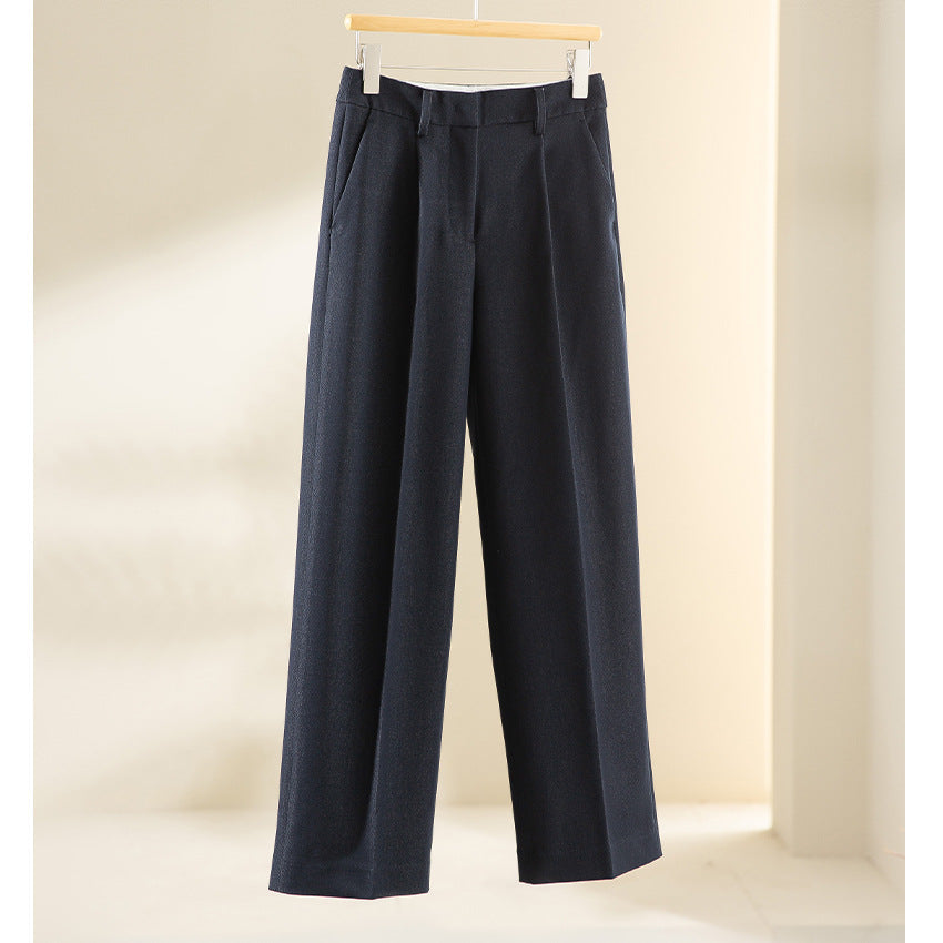 Dam kort jacka med round neck, boxy silhuett och flap fickor