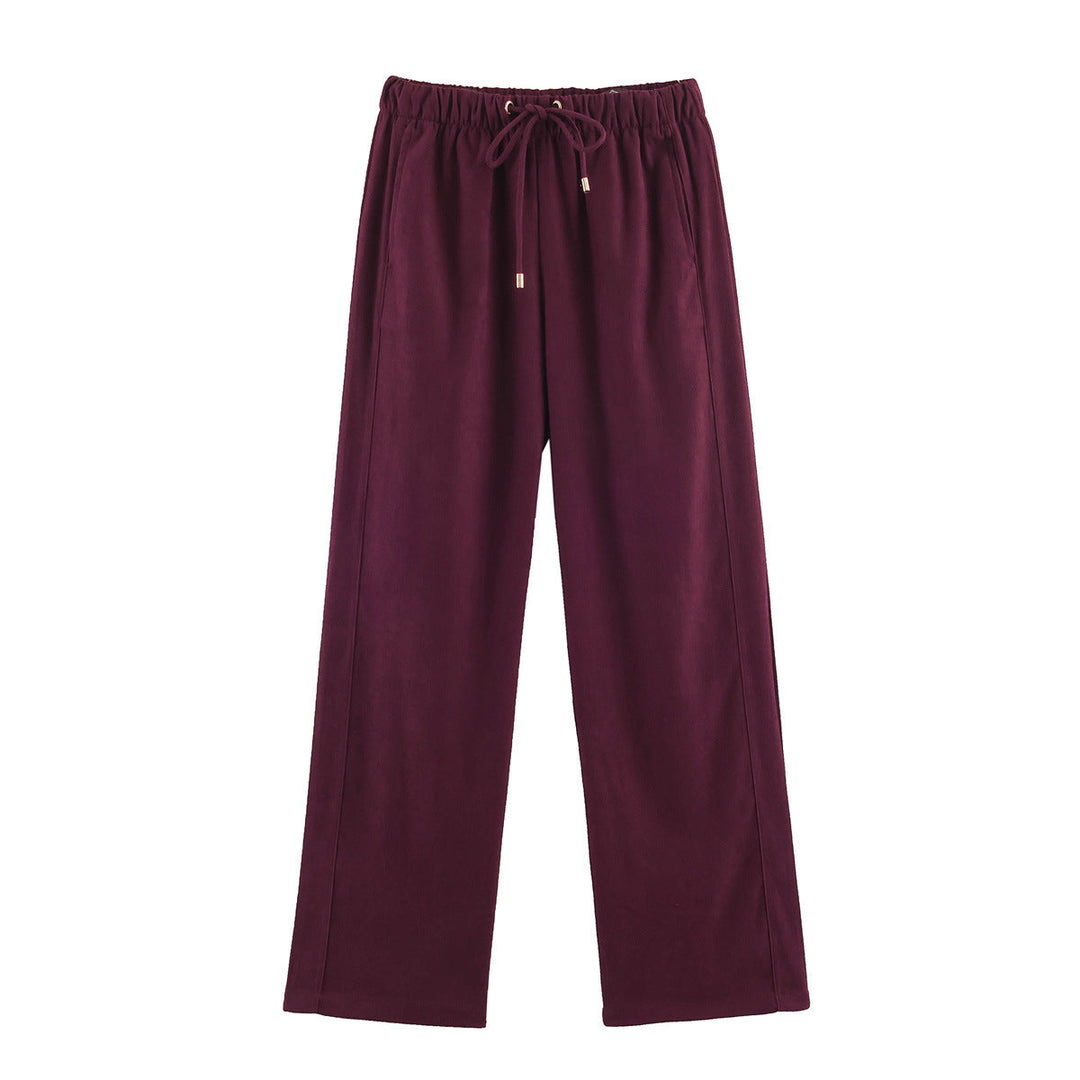 Dam kort jacka in velour look med huva, hellång dragkedja och fåll med dragsko
