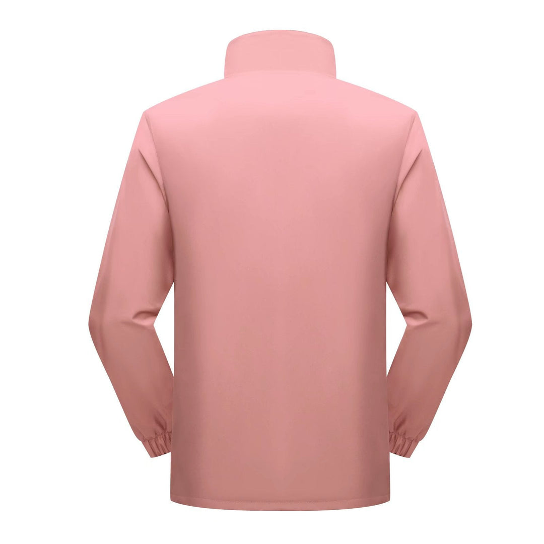 Herr Lätt Softshell Regnjacka med Hög Ståkrage och Vindskyddande Microfiber Skal