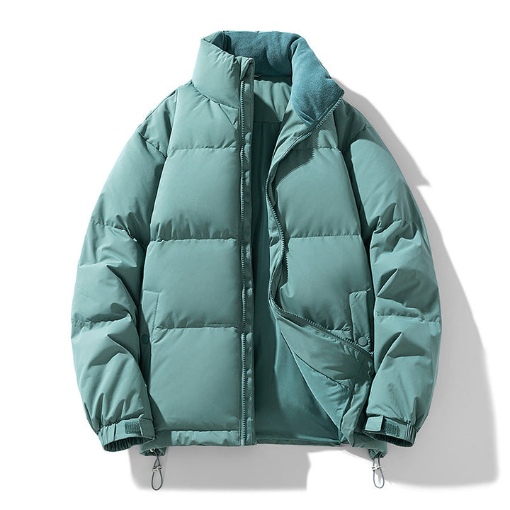 Dam Wattierte Steppjacke med Hohem Krage och Teddyfutter
