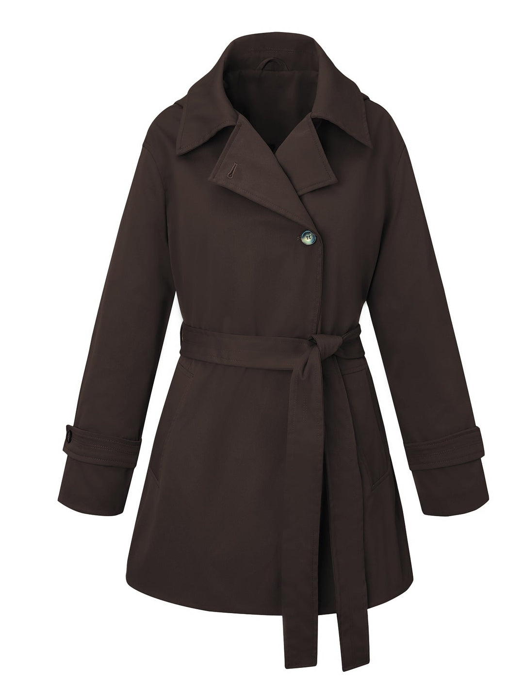 Dam Elegant och Tidlös Trenchcoat