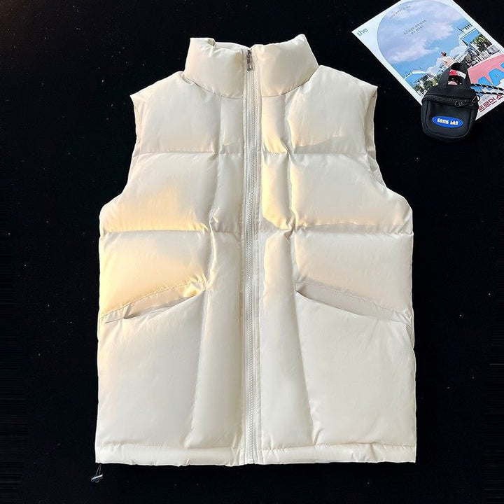 Dam Reversible Väst med Hög Krage