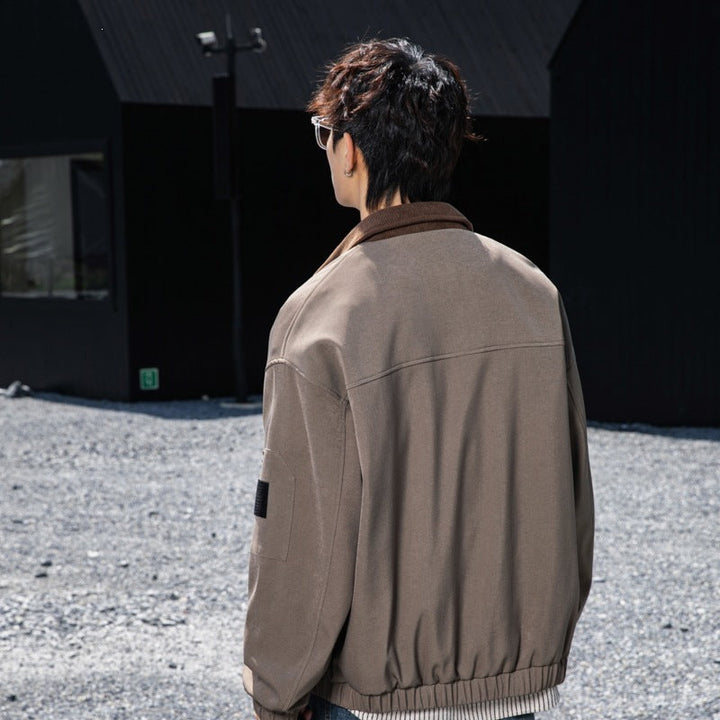 Dam Oversize Utilityjacka med Fleece Krage &amp; Multifunctional Fickor