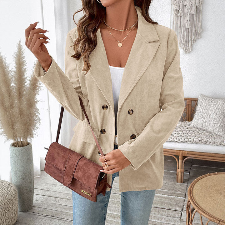 Dam Fashion avslappnad manchester blazer