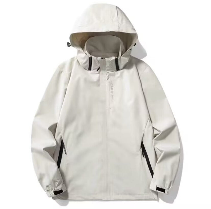 Herr lätt softshell funktionell Jacka med ventilerande meshfoder och justerbar huva