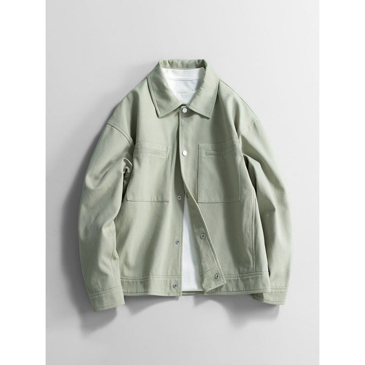 Herr Overshirt med Klassisk Bröstfickor