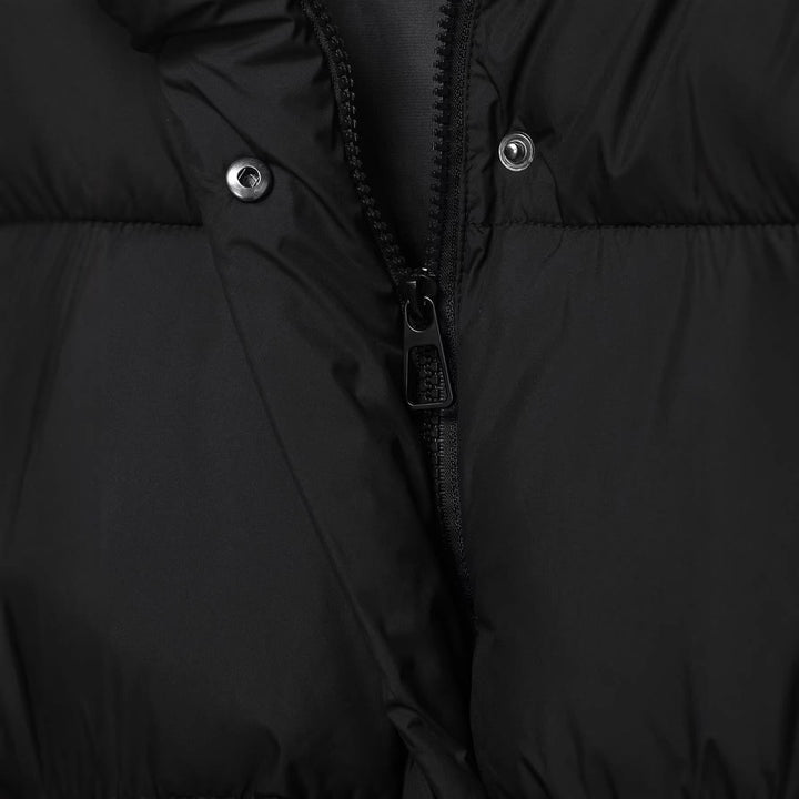 Dam Voluminous oversize Down jacka med huva och dragsko