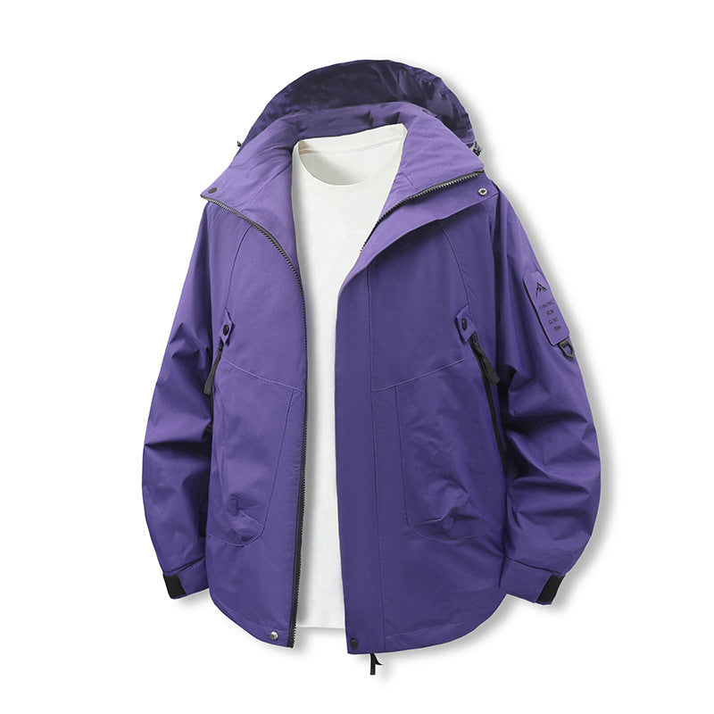 Herr Vind och Vatten Resistent softshell funktionsjacka med huva