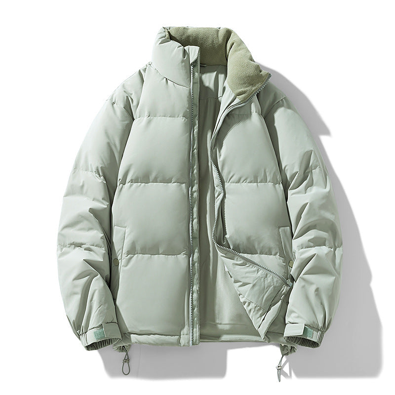Dam Wattierte Steppjacke med Hohem Krage och Teddyfutter