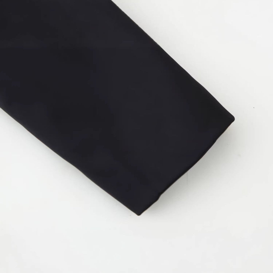 Dam skräddad kort jacka in Mandarin stil med dekorativ Knots