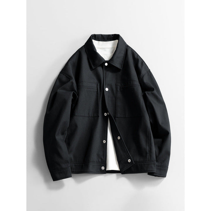Herr Overshirt med Klassisk Bröstfickor