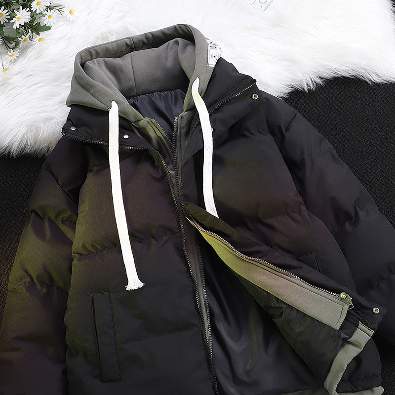 Dam kviltad med huva kviltad jacka med Integrated Sweatliner och två-Layer design