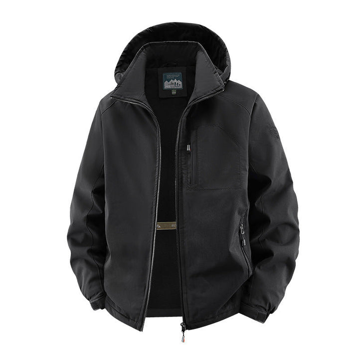 Herr Urban Allväders Resor Anorak med Mesh Foder och Dold Dragkedja