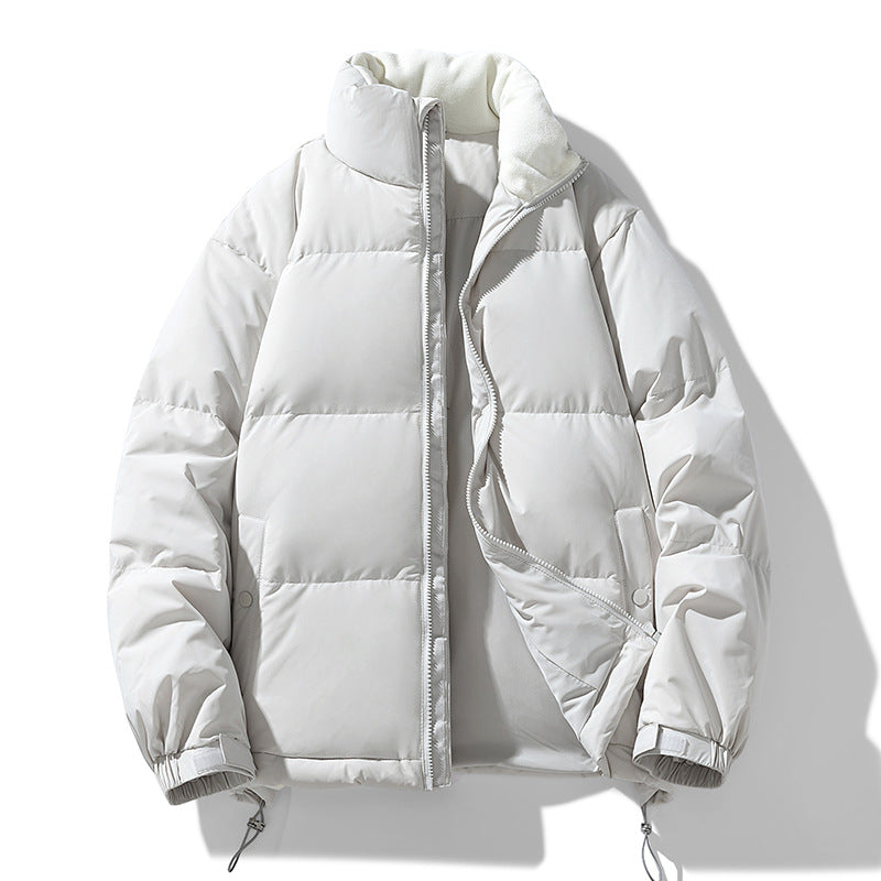 Dam Wattierte Steppjacke med Hohem Krage och Teddyfutter