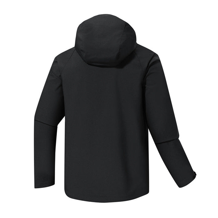 Herr urban softshell Trekking parka med seam-sealed väderskydd membran och anatomical huva
