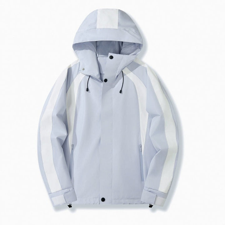 Dam Urban med huva Anorak med kontrasterande Panels, Mesh foder &amp; justerbar fåll