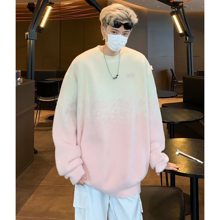 Herr Oversized Fleece Tröja